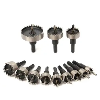 

HSS Hole Saw 16/19/20/21/22/25/26/28/30/35/50 mm Cutter Drill Bits High Speed Steel for Pistol Drills / Bench Drills