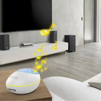 

LED Projector Star Ocean Wave Night Light Starry Lamp with Remote Control USB Bluetooth Dynamic Ripple Effect Projection