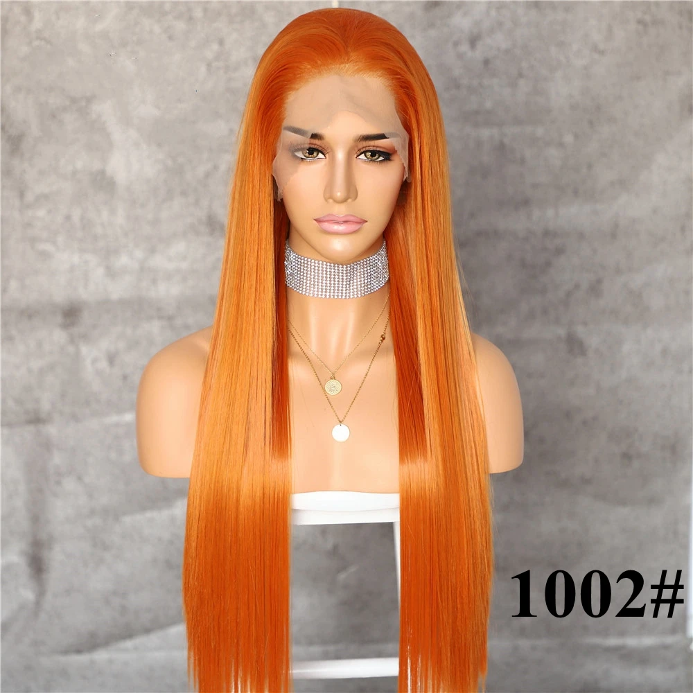 Lvcheryl 13x6 синтетический Синтетические волосы на кружеве парики 613# Цвет часть с натуральных волос термостойкие Futura парики из натуральных волос, одежда на каждый день - Цвет: 1002