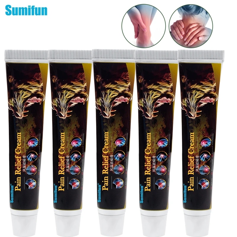 

5pcs Analgesic Cream Tiger Balm For Muscle Joint Rheumatoid Arthritic Body Pain Relieving Pain Relief Patch Medical Ointment