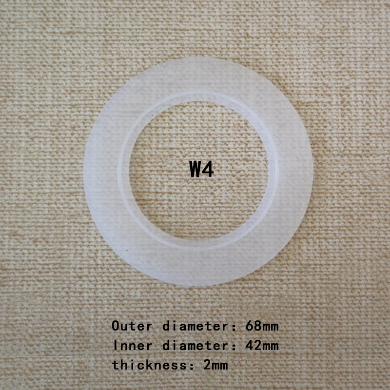 4 Pezzi Guarnizioni Silicone Per Serbatoio WC Geberit – Tenuta Universale Valvola Scarico, Diametro 63/33mm - 3