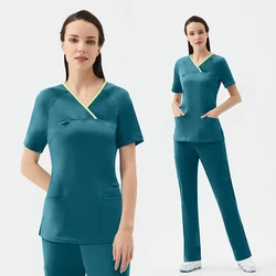 Sala de operação clínica dental laboratório médico enfermeira uniformes de trabalho médico cirúrgico esfrega uniformes pet grooming spa roupas de trabalho