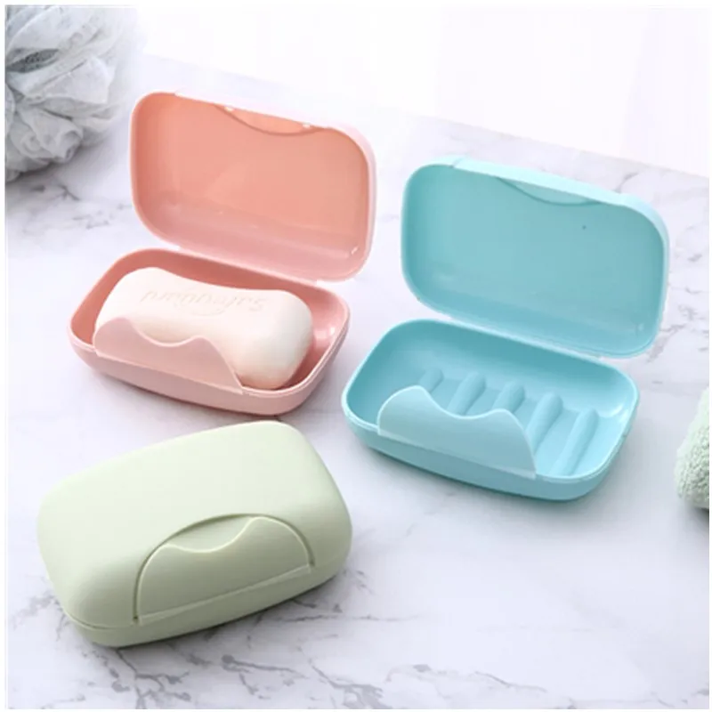 Креативное дорожное мыло ручной работы в коробке водонепроницаемый мыльница с