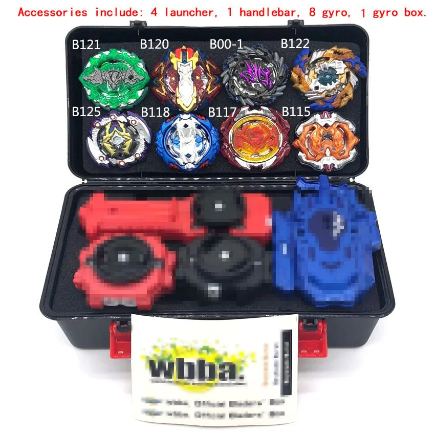 B148 Beyblade Burst Bey Blade игрушка металлическая Funsion Bayblade набор коробка для хранения с ручкой пусковая пластиковая коробка игрушки для детей