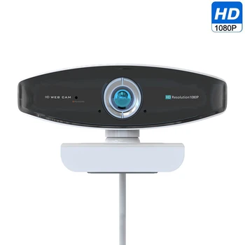 

WEB19 HD 1080P USB Webcam Computer PC WebCamera With Microphone Rotatable Cameras for Live Streaming Webcam Conference Work