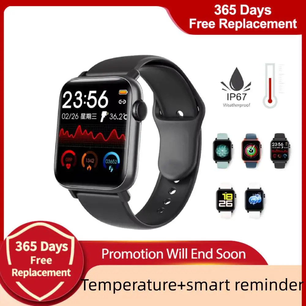 1.54 Inch Smart Watch New Men Full Touch Watches Blood Pressure Fitness Bracelet Smart Clock Women GTS Smartwatch For Xiaomi IOS