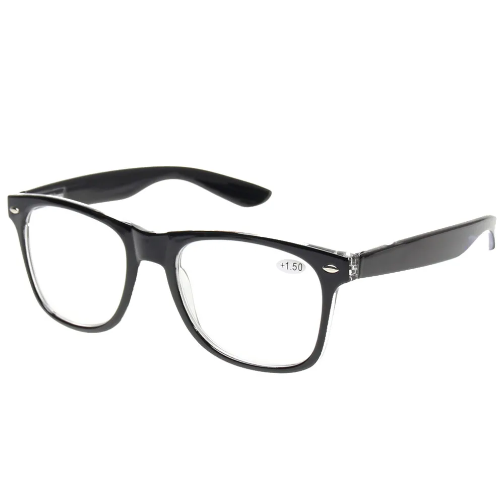 Boncamor Reading Glasses Spring Hinge Prescription HD Reader Men and Women Decorative Eyeglasses Diopter +100+200+500+600 5