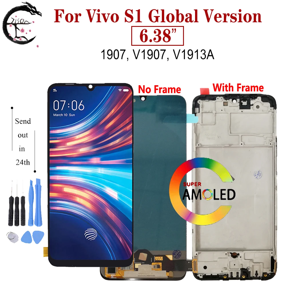 6-38-LCD-With-Frame-For-Vivo-S1-Display-Screen-Global-Version-1907 ...