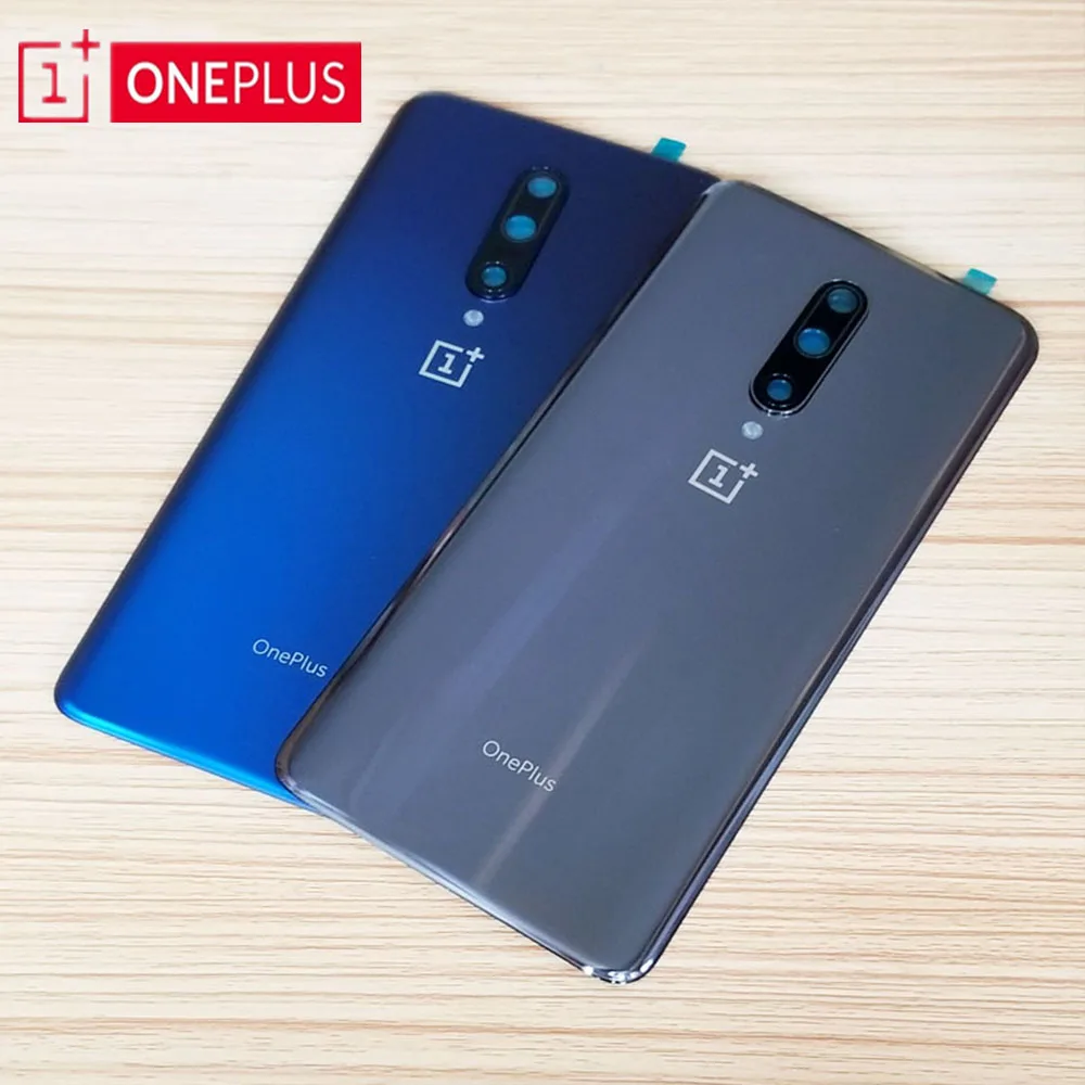 Оригинальная задняя крышка батарейного отсека OnePlus 7 Pro заднее стекло для Oneplus