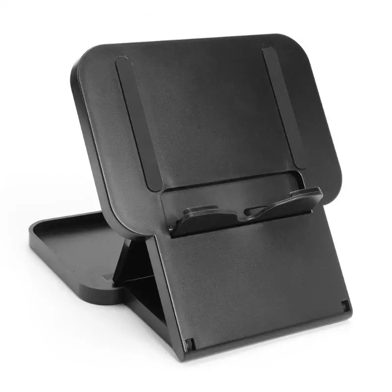 Folding Game Console Holder ABS Portable Stand Cradle Game controller Base For Nintendo Switch iPad Tablet Mobile Phone Black
