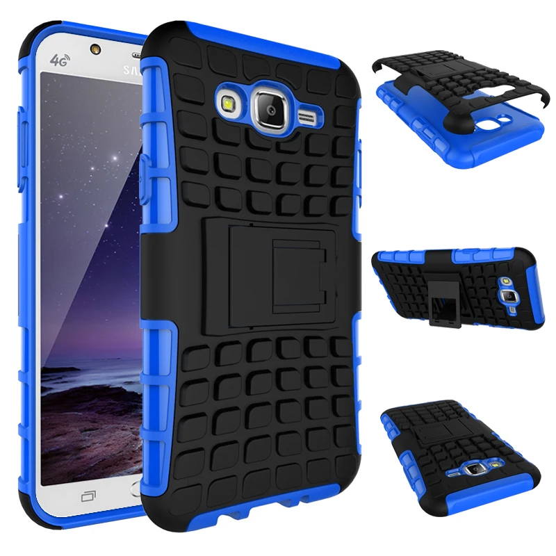 Blue Для samsung Galaxy J7 Neo Nxt J 7 Core SM-J700F SM-J701F SM-J701F/DS SM-J701MT чехол гибридная силиконовая Броня Жесткий PC Пластик крышка - Цвет: Blue