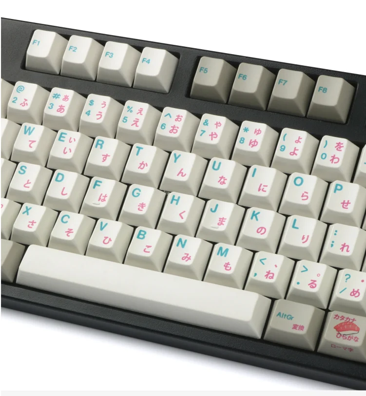 EnjoyPBT японский keycap PBT Dyesub Вишневый профиль keycaps 117 ключей краситель sub для