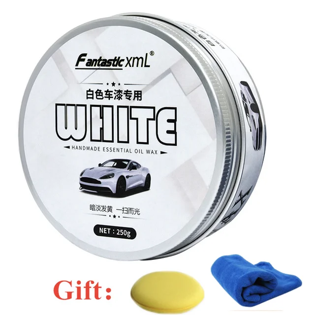 Car Polish Car Wax Crystal Plating Set Covering Paint Surface Coating Formula Hard Glossy Wax Layer Waterproof Film For White Car 250ml