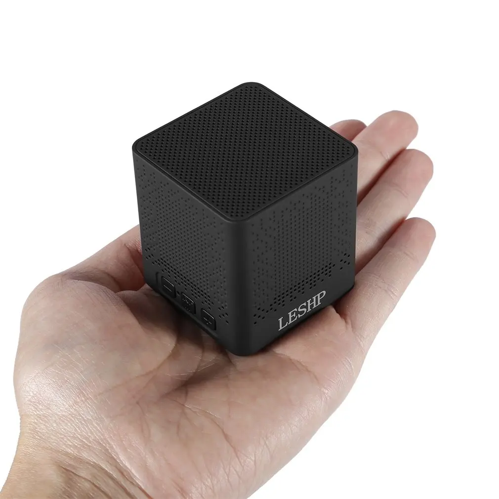 LESHP BM13 Black Square 20HZ-20KHZ Portable Speaker Wireless Speakers V3.0 Built-in 3.7V/800mAh Battery LESHP BM13 Black Square 20HZ-20KHZ Portable Speaker Wireless Speakers V3.0 Built-in 3.7V/800mAh Battery