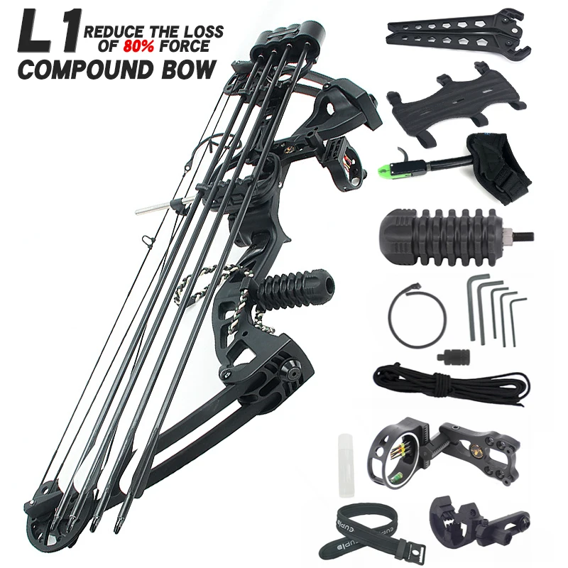 

Compound Bow And Arrow Sets 35-70 lbs Adjustable Powerful Bow Hunting Outdoor Sports Hunting Shooting Archery Bow Accessory