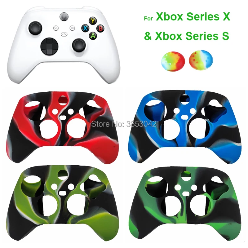 For Xbox Series X S Controller Gamepad Protective Silicone Cover Rubber