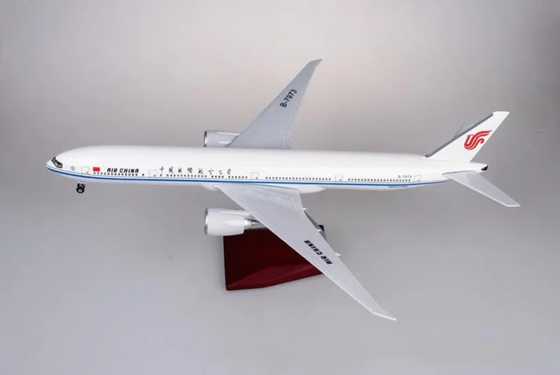 47 см самолет 1/157 масштаб моделирование Boeing B777 игрушечные модели самолетов Air China Airways W легкий и колесный литой под давлением пластиковый самолет