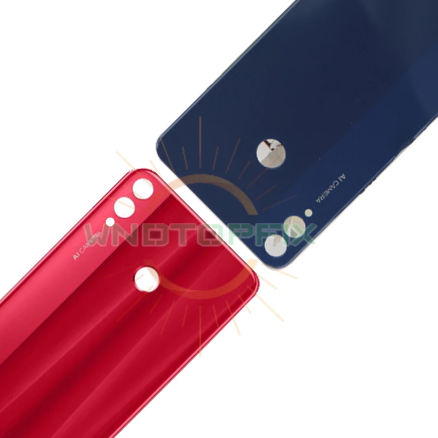 Крышка батарейного отсека для Huawei Honor 8X Задняя стеклянная крышка корпуса корпус