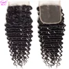 Ariel Deep Wave Closure 4x4 Human Hair Closure 20 22 Inch Swiss Lace Closure Brazilian Closure Remy Middle Free Part Closure 1