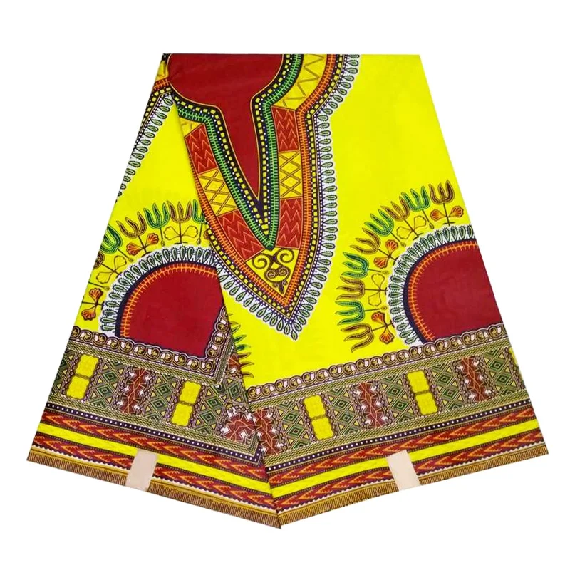 

African 100% cotton Ghana Kente Wax Fabric Veritable Wax African Kente Prints Real Java Wax Fabric for Cloth in 6 yards /PC,201