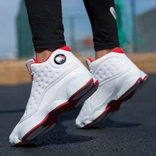 Высокие мужские баскетбольные кроссовки Jordan Ретро баскетбольные ботинки дышащие Нескользящие белые кроссовки на шнуровке дешевые кроссовки Zapatillas