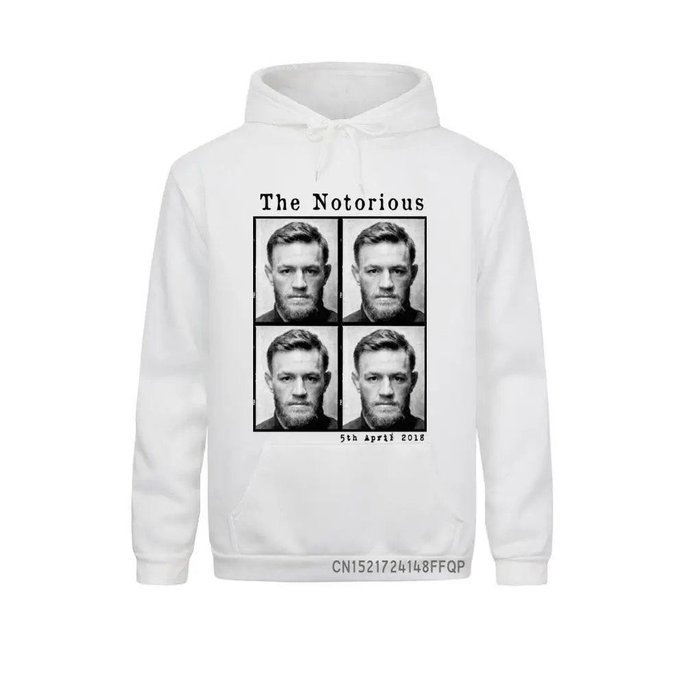 The Notorious Conor McGregor Mugshot Funny Sweatshirts Men Hoodies High Street Print Coats Soft Sweatshirt | Мужская одежда