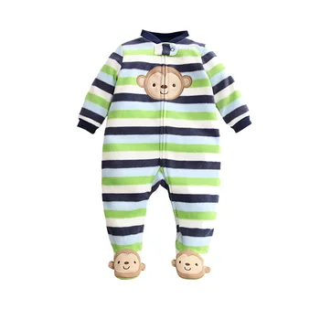 

Winter Bebes Clothes Girls Romper Infants Pajamas Fleece Baby Jumpsuit Hooded Baby Clothing Toddler Boys Warm Clothes