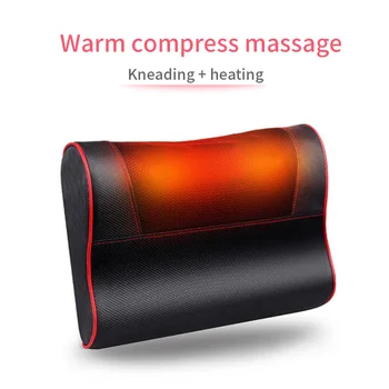 

Infrared Heating Massage Pillow Electric Shiatsu Massage Neck Shoulder Back Body Cervical Spine Healthy Relaxation for Home