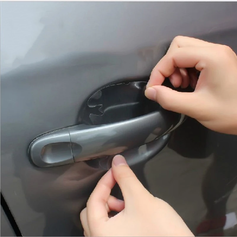 

4pcs/lot Car Handle Protection Film Universal Invisible Car PVC Door Handle Stickers Scratches Resistant Sticker