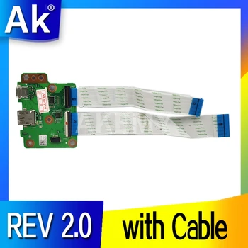 

Original FOR ASUS C423NA C523NA C523 Notebook IO Board USB Small Board with Cable REV 2.0