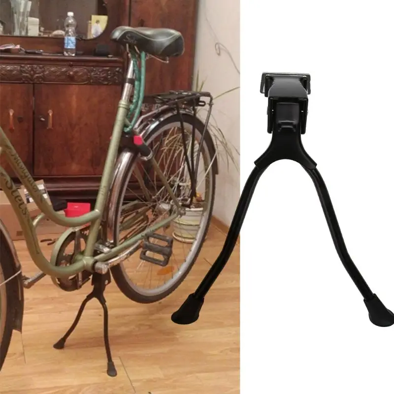

Double Leg Bicycle Bike Kickstand Center Kick Stand Mount Bicycle Stand Fits 26" and Above for Bicycle Road Bike