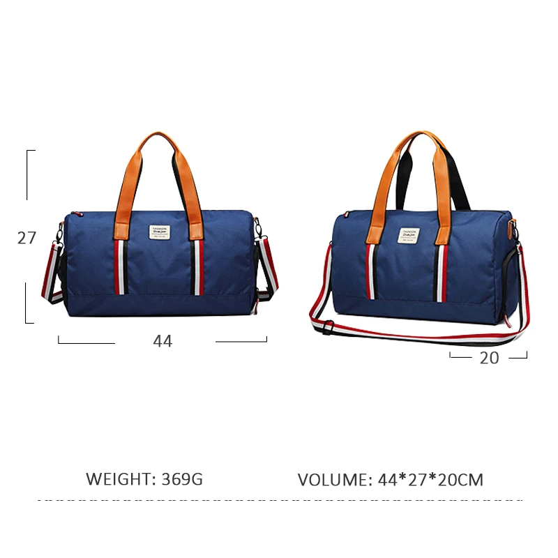 2017 Hot A++ Quality Foldable Lightweight Sports Bag Travel Gear Waterproof Large Space Hand Duffel Gym Bag Men For Fitness