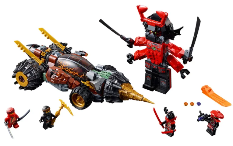 11163 Ninjagoed Legacy Cole's Earth Driller строительные блоки комплект кирпичи классический фильм модель ниндзя детские игрушки для детей подарок