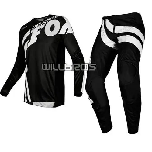 MX 180 Cota Red Jersey& Pant мотоцикл MTB велосипед MX набор внедорожных передач для мотокросса - Цвет: Black