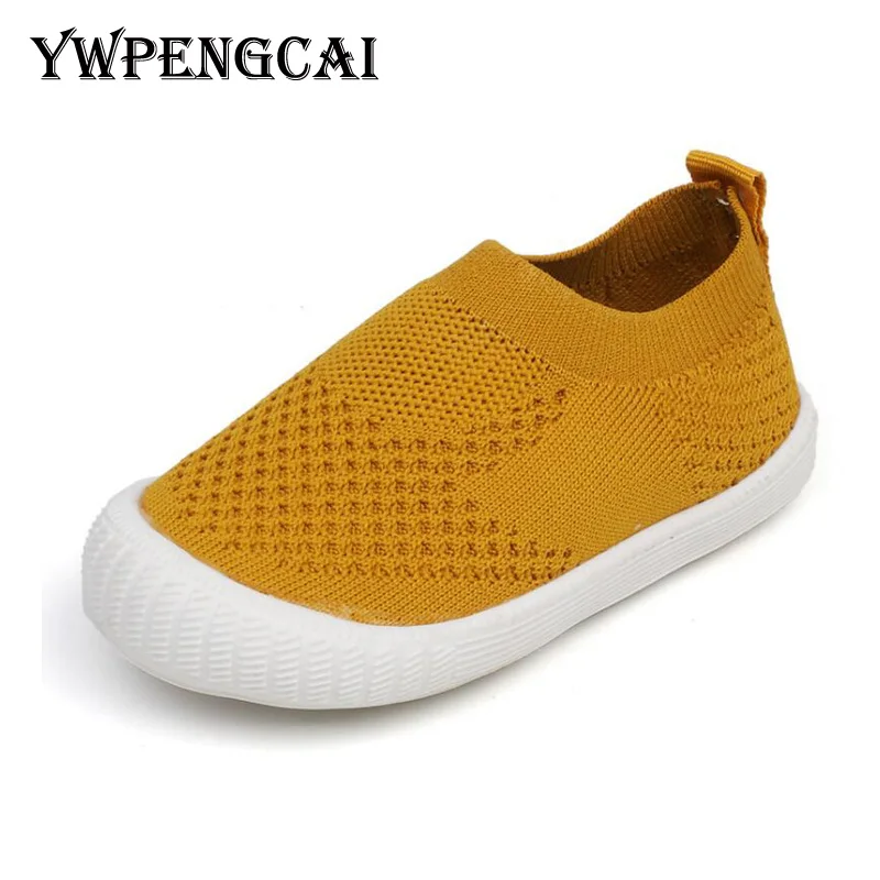 

YWPENGCAI Spring Autumn Kids Slip-on Casual Shoes Size 21-30 Soft Breathable Toddler Shoes Solid Colors Unisex Children Shoes