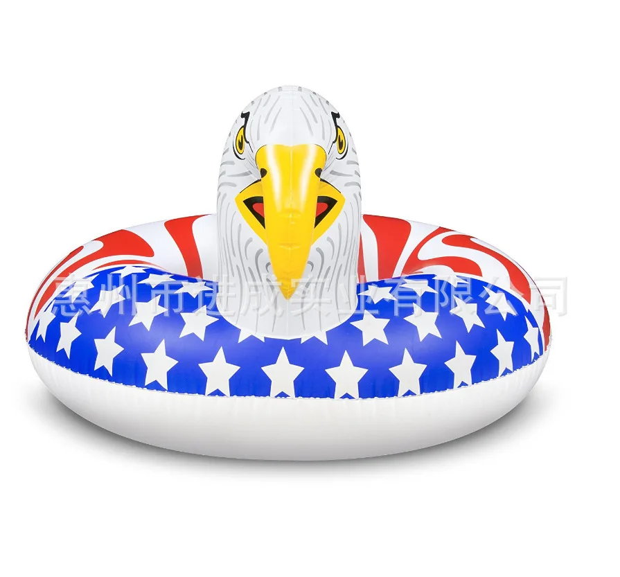 

Manufacturers Profession Production Summer New Style Inflatable Swim Ring American Eagle Swim Ring Water Inflatable Starfish Lif
