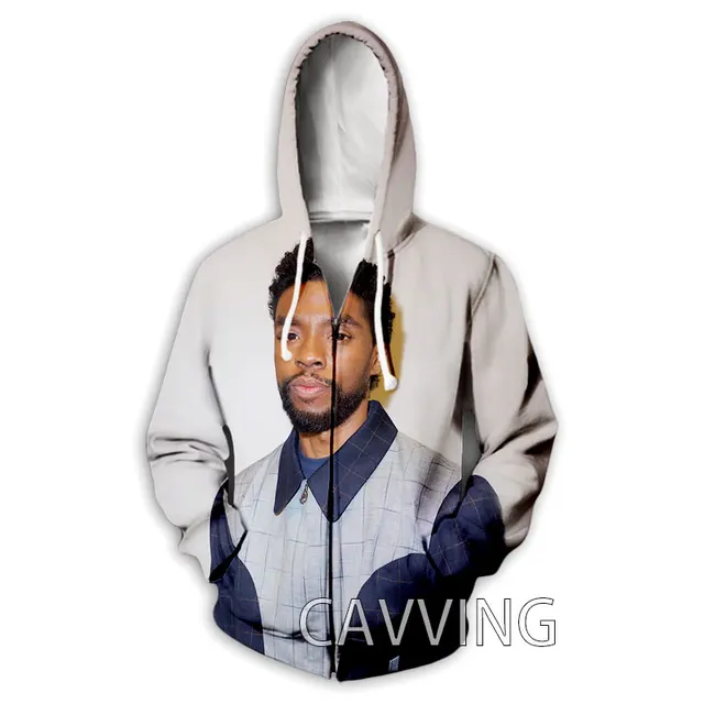 Chadwick Boseman Zipper Hoodie 2