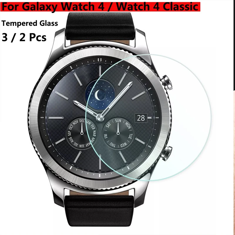 Tempered Glass For Samsung Galaxy Watch 4 40mm 44mm Watch4 Classic 42mm 46mm HD Clear Full Screen Protector Film | Электроника