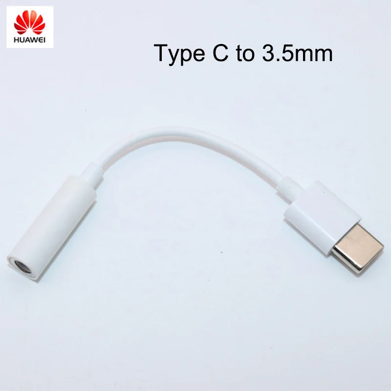 white HUAWEI usb type C 3,5 мм разъем для наушников Aux аудио кабель адаптер для наушников для P30 P20 Pro mate10 20 RS X Honor конвертер - Цвет: white