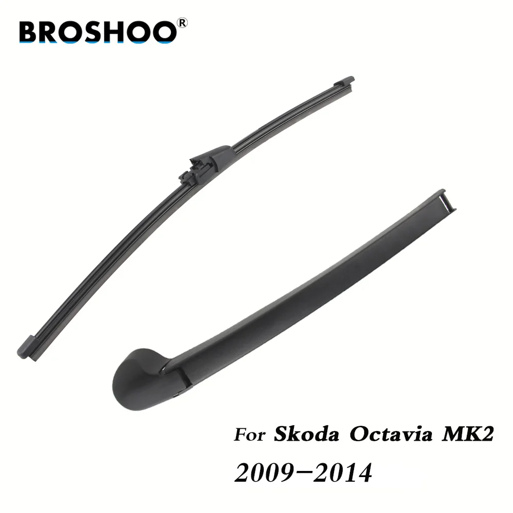 BROSHOO Car Rear Wiper Blade Blades Back Windscreen Wiper Arm For Skoda