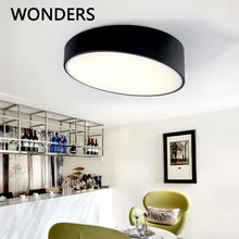 Plafonnier LED en fer et acrylique de forme géométrique, design nordique créatif, idéal pour une chambre à coucher
