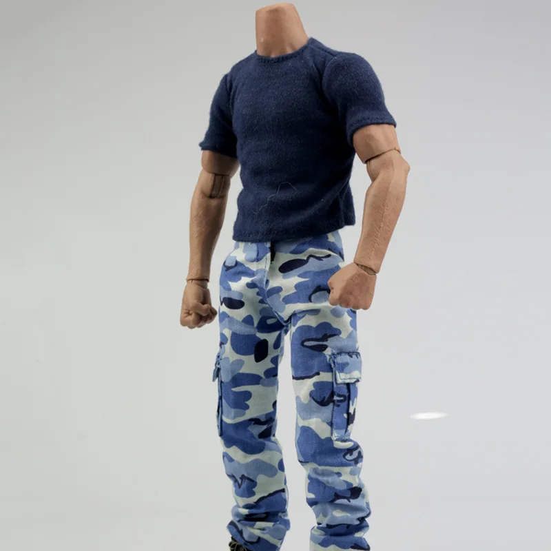 

1/6 Scale US Navy Male Camouflage Training Men Military Uniform Clothes Suit Model for 12'' Action Figure Body Doll Toy