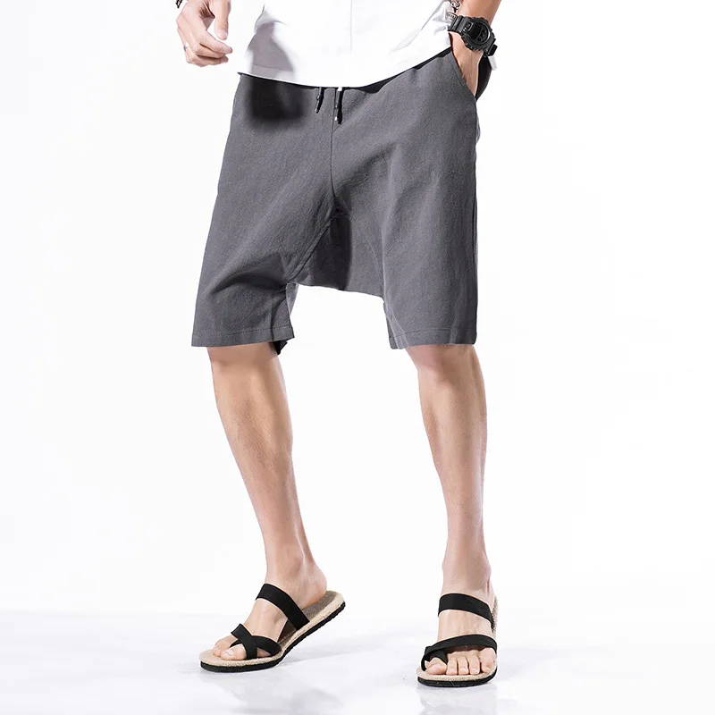 Повседневные мешковатые пляжные мужские шорты длиной до колена летние свободные шорты большого размера Короткие Hombre
