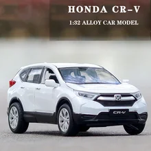 1:32 Honda CR-V литые под давлением литые модели автомобилей Литые под давлением и игрушечные транспортные средства Высокая симитация автомобильные игрушки для детей подарки на день рождения