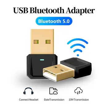 

Low Power Consumption USB Bluetooth 5.0 Adapter Audio Transmitter Receiver for Computer PC Printer адаптер