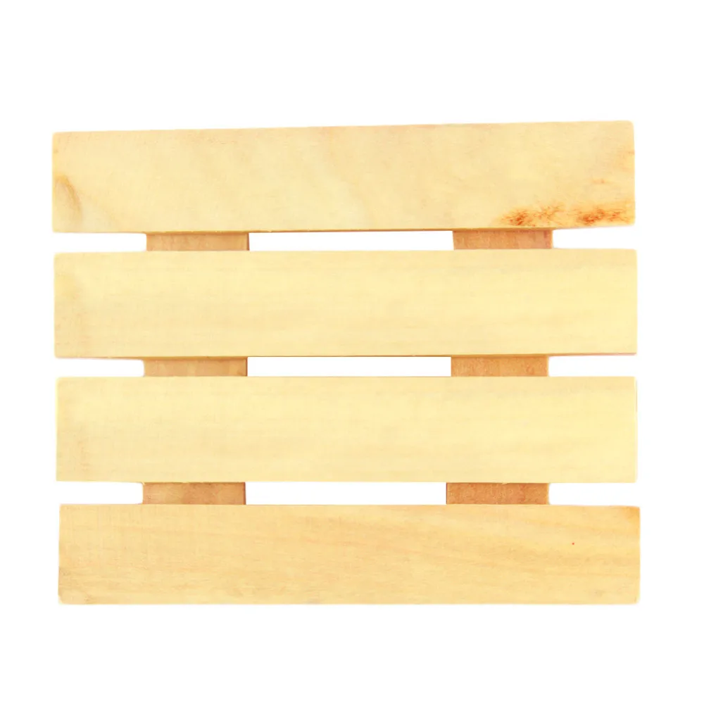 Newest Wood Wooden Soap Dish Storage Tray Holder Bath Shower Plate Bathroom Ac'ce's'so'ri'e's