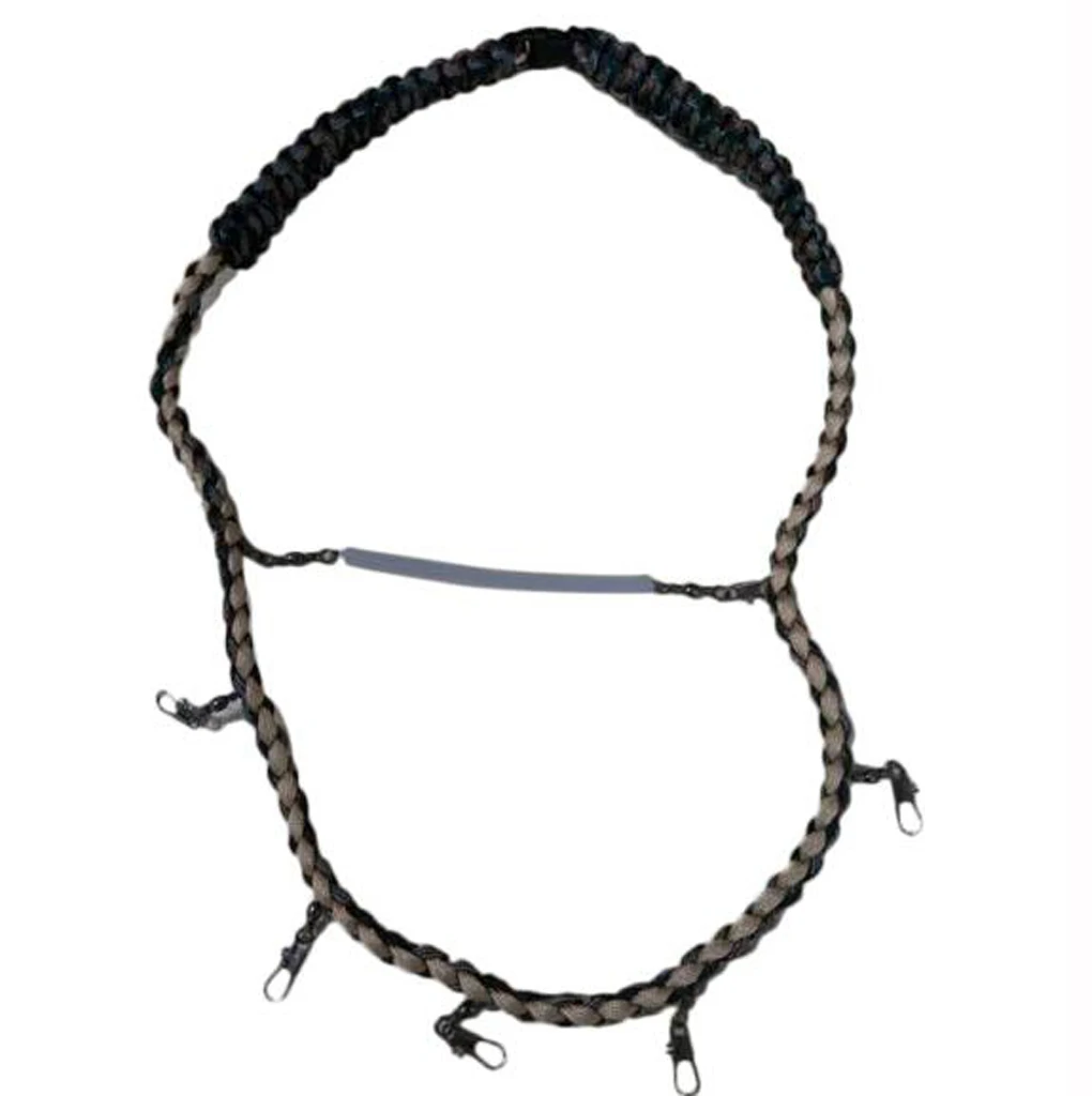 

COMPACT PARACORD FLY FISHING LANYARD HOLDER NECK STRAP FISHING TACKLE TOOL