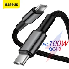 Baseus USB C a USB a Cable de tipo C 100W PD rápido cargador de Cable para Macbook iPad Pro2020 Xiaomi mi 9 Samsung S20 Cable de tipo C