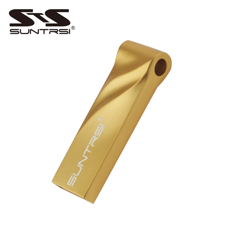 Suntrsi металлическая флеш-диск usb 2,0 высокоскоростная usb-флешка 8 ГБ 16 ГБ 32 ГБ 64 Гб Водонепроницаемая usb-флешка с логотипом под заказ