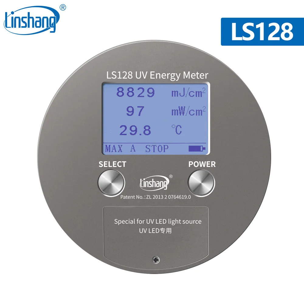 Linshang LS128 УФ измеритель энергии LS131 UVA radiometer UV power puck для УФ-светодиодного плоского